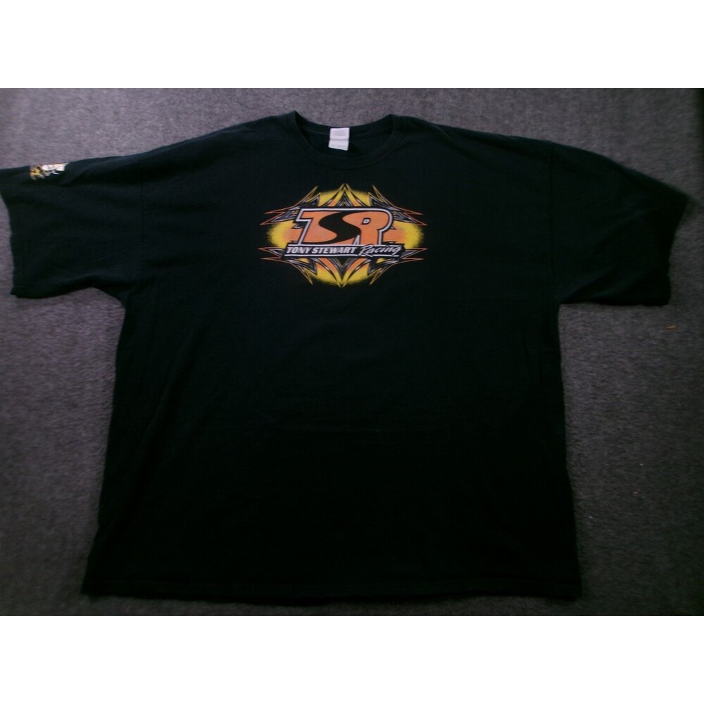 Tony Stewart Shirt Men 4XL Black 15 NASCAR Racing Short Sleeve ArmorAll